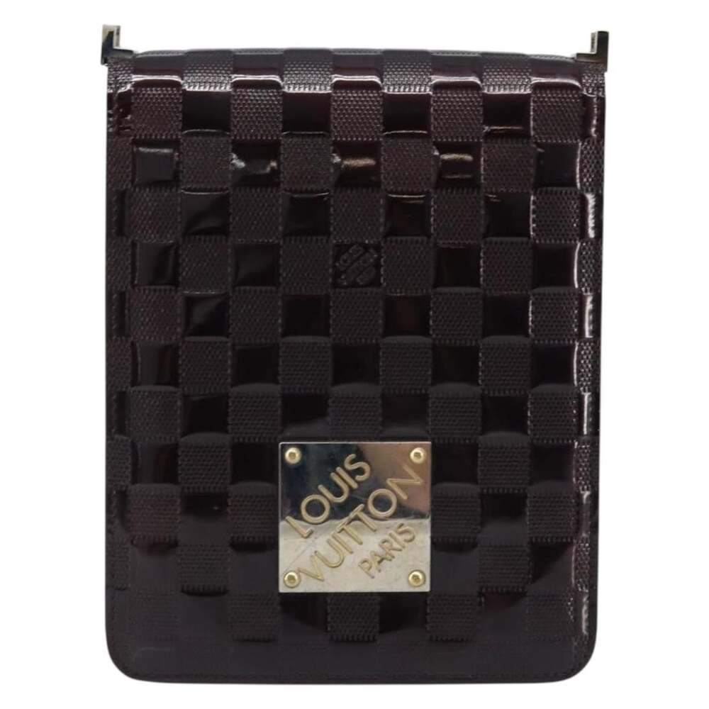 Louis Vuitton Damier Graphite Vernis Club Shoulder Bag Black